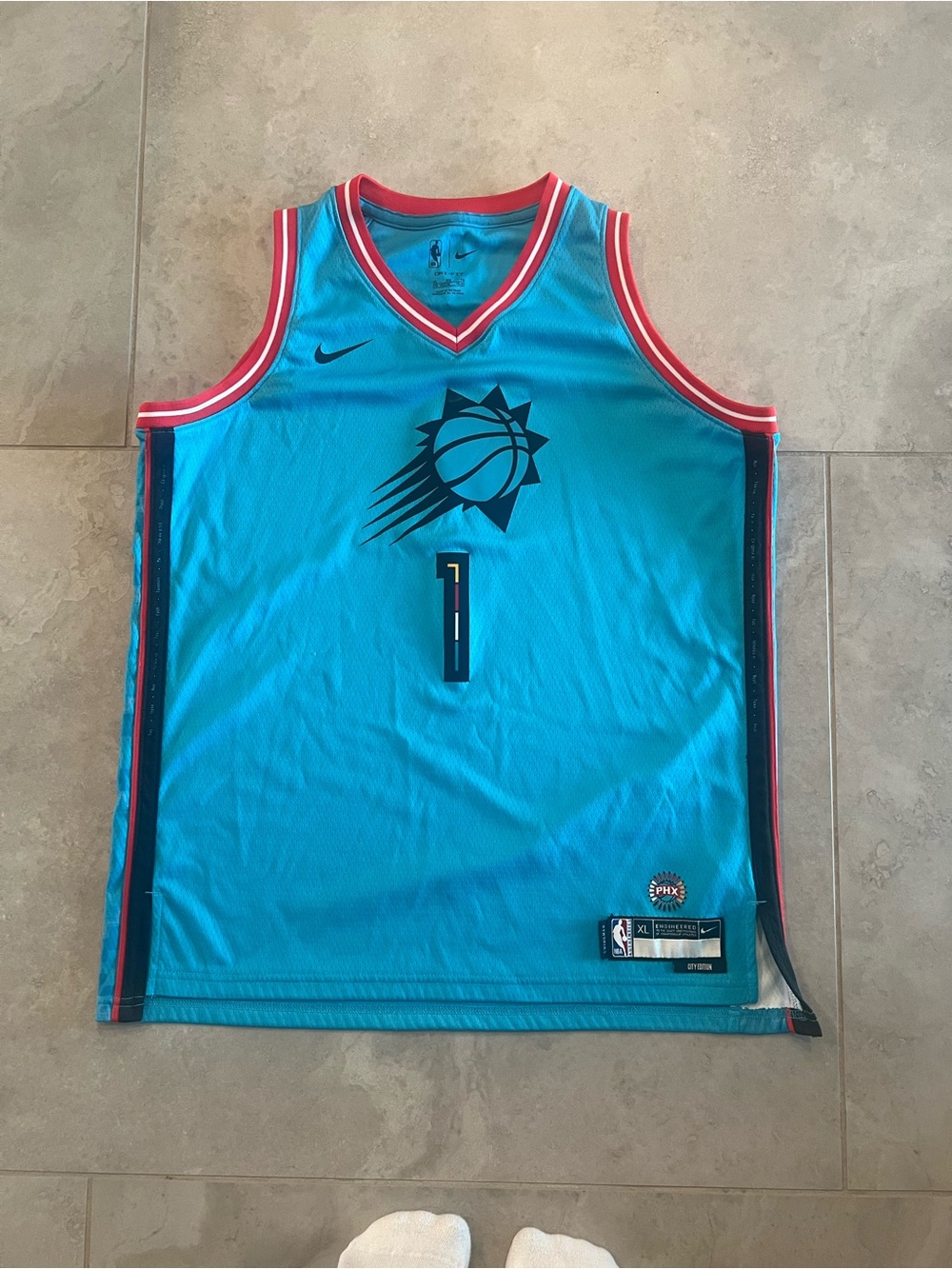 NBA Phoenix Suns Teal City Edition Kids Shorts